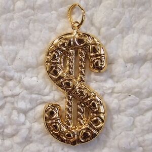 Gold Plated Dollar($) Pendant